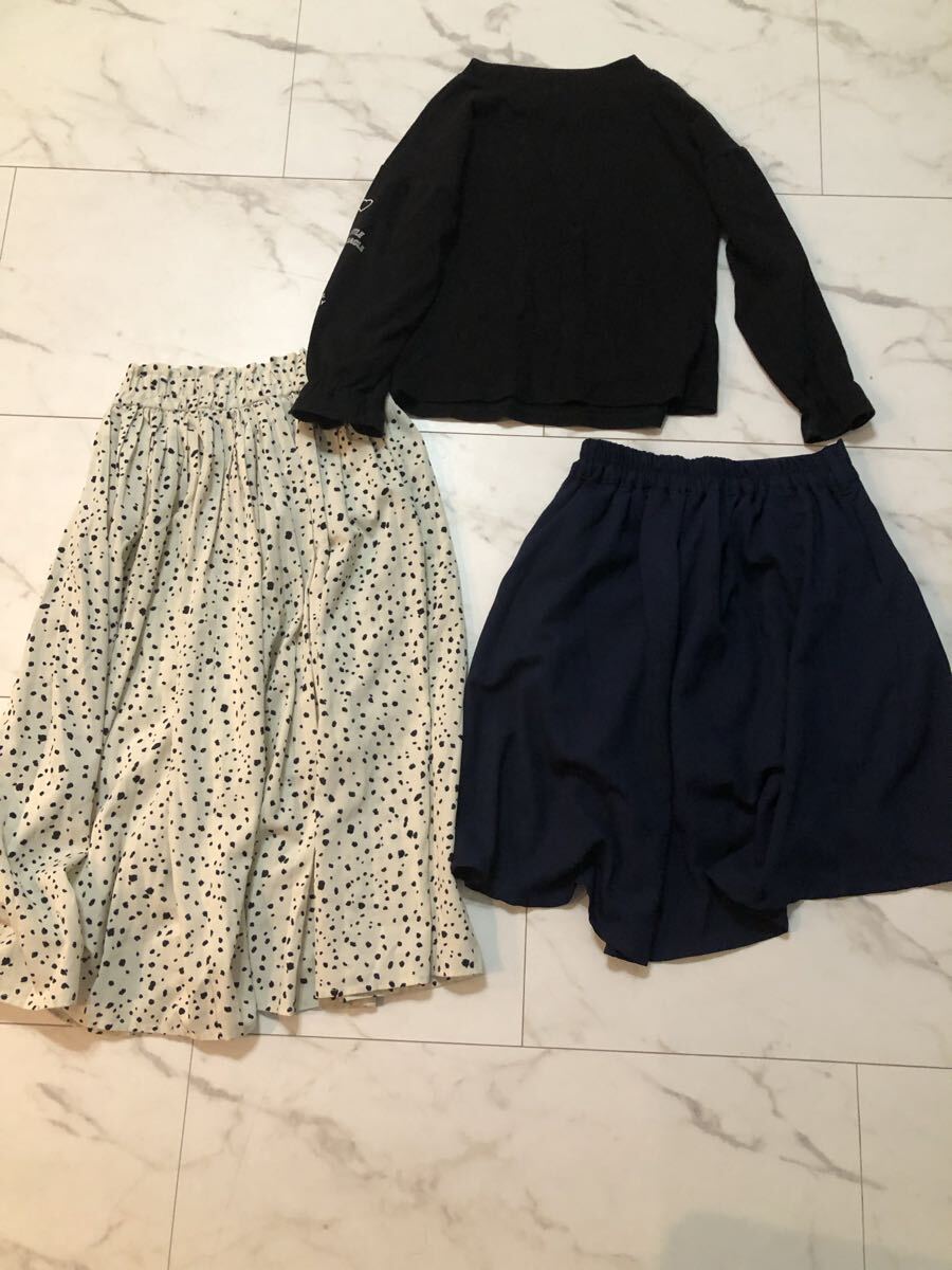 即決★まとめ売り★トップス★スカート2点★サイズ140★長袖★女の子★ロンT★子供服★長袖Tシャツ_画像5