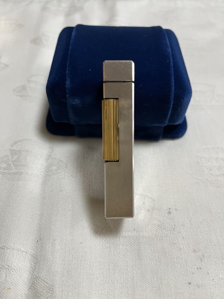 dunhill ダンヒル　シルバー×ゴールド　ガスライター ジャンク_画像3