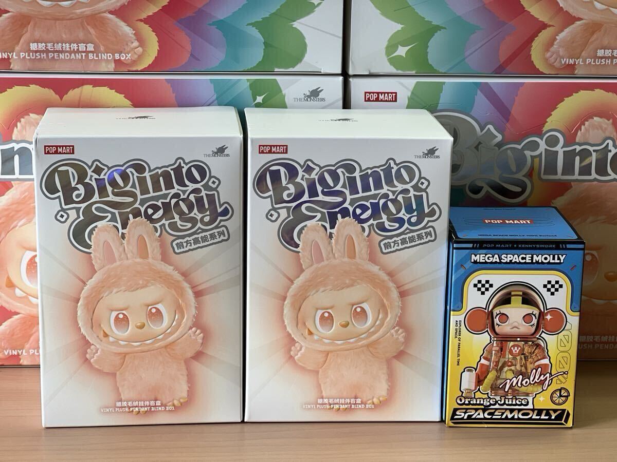 【正規品・新品未開封】Labubu Big into Energy 2ピース ＆Pop Mart Mega Space Molly シリーズ4 1ピース　合計3ピース_画像6