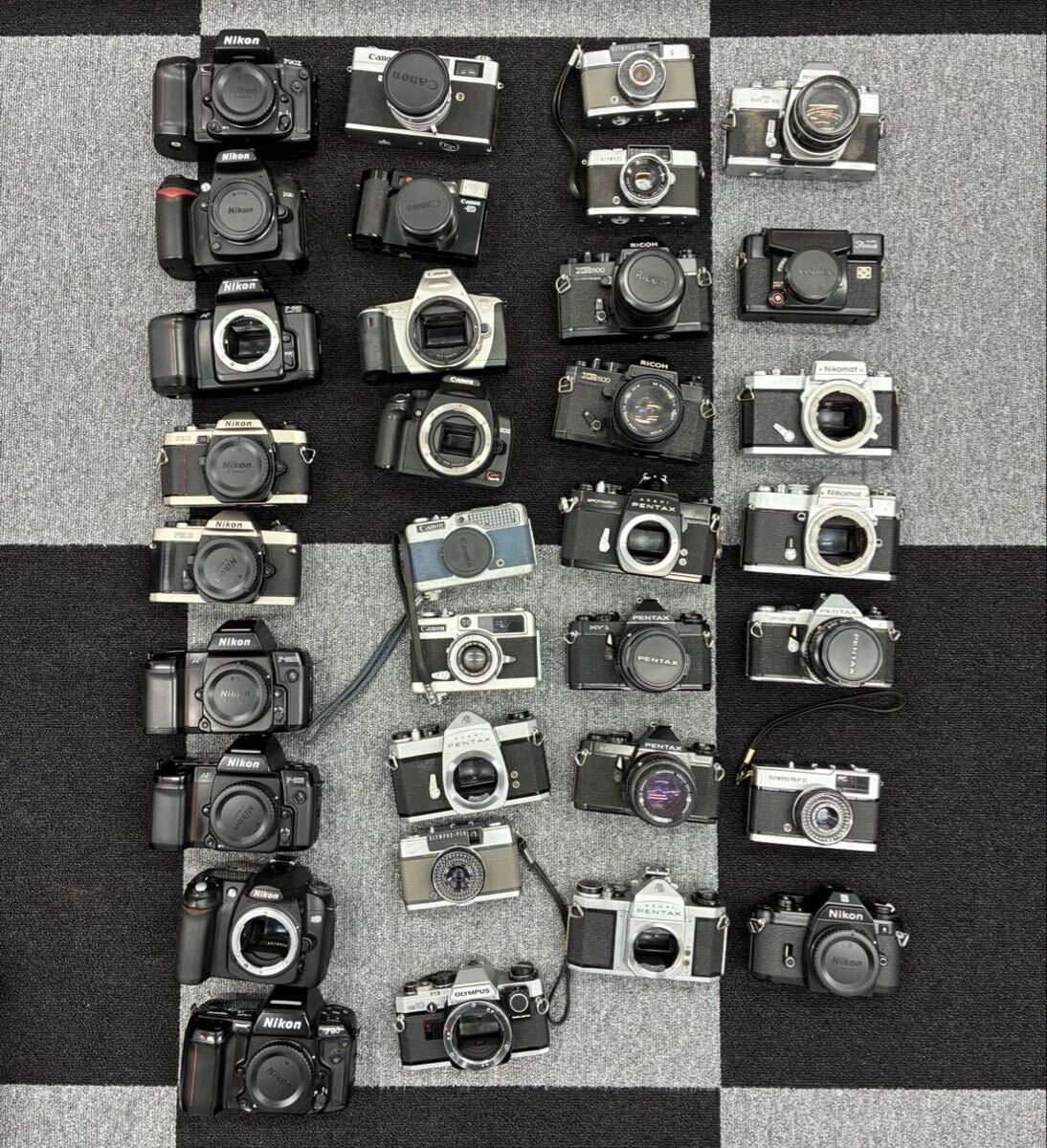  камера продажа комплектом 33 пункт однообъективный зеркальный компакт-камера Nikon Canon Olympus Rico u Minolta Yashica Pentax Nico коврик 