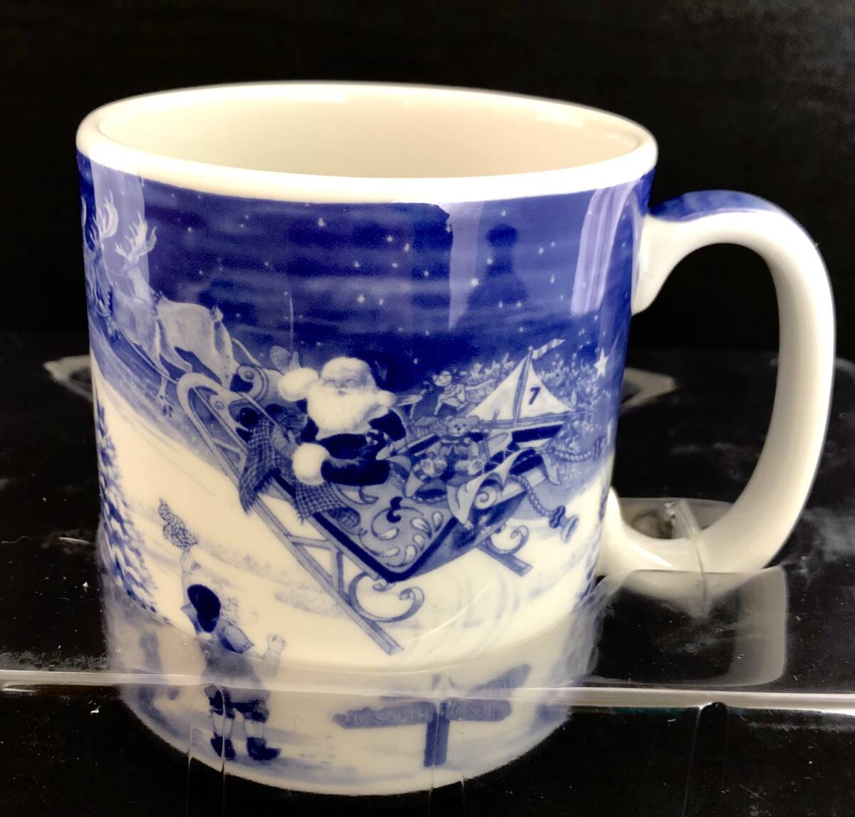 SPODE スポード マグカップとプレート クリスマス サンタ イギリス_画像2