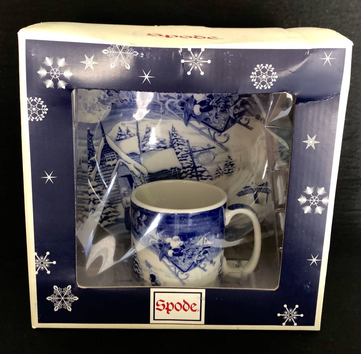 SPODE スポード マグカップとプレート クリスマス サンタ イギリス_画像1