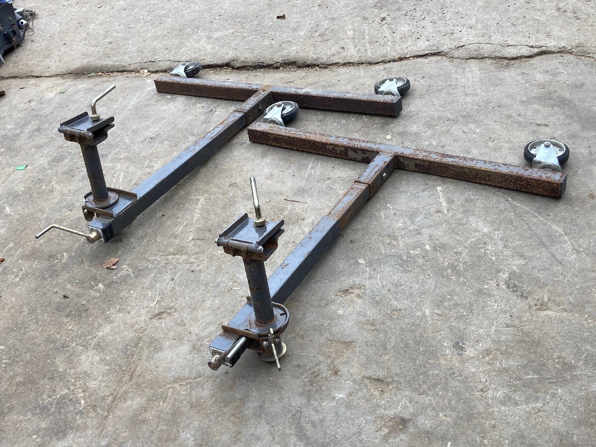 【滋賀発】タイショー　レザーコンテナ　キャスタースタンド　LM-08T スタンドのみ　基本引き取り　発送の方は佐川急便着払い_画像3