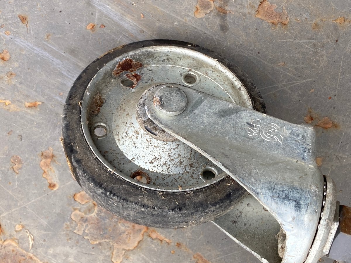 【滋賀発】タイショー　レザーコンテナ　キャスタースタンド　LM-08T スタンドのみ　基本引き取り　発送の方は佐川急便着払い_画像6