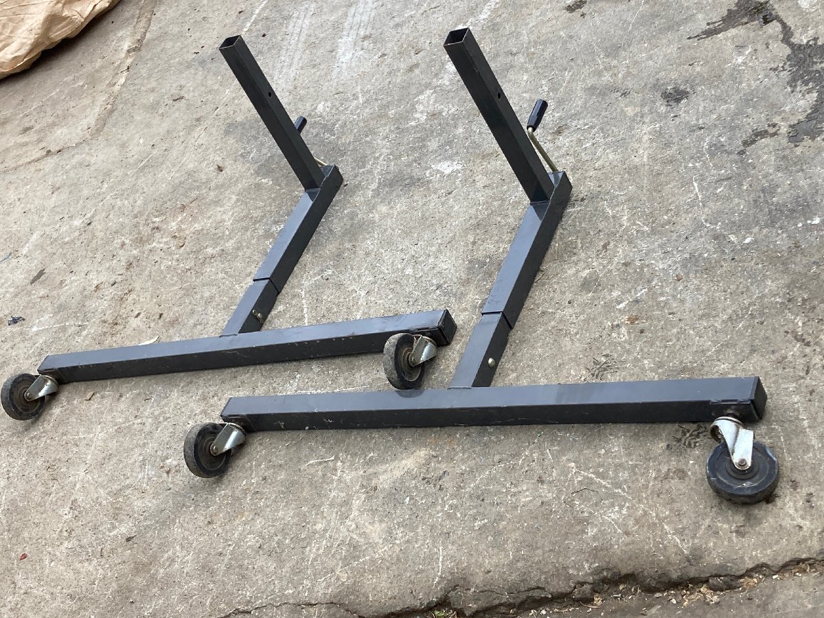 【滋賀発】タイショー　レザーコンテナ　キャスタースタンド　LM-08T スタンドのみ　基本引き取り　発送の方は佐川急便着払い_画像1