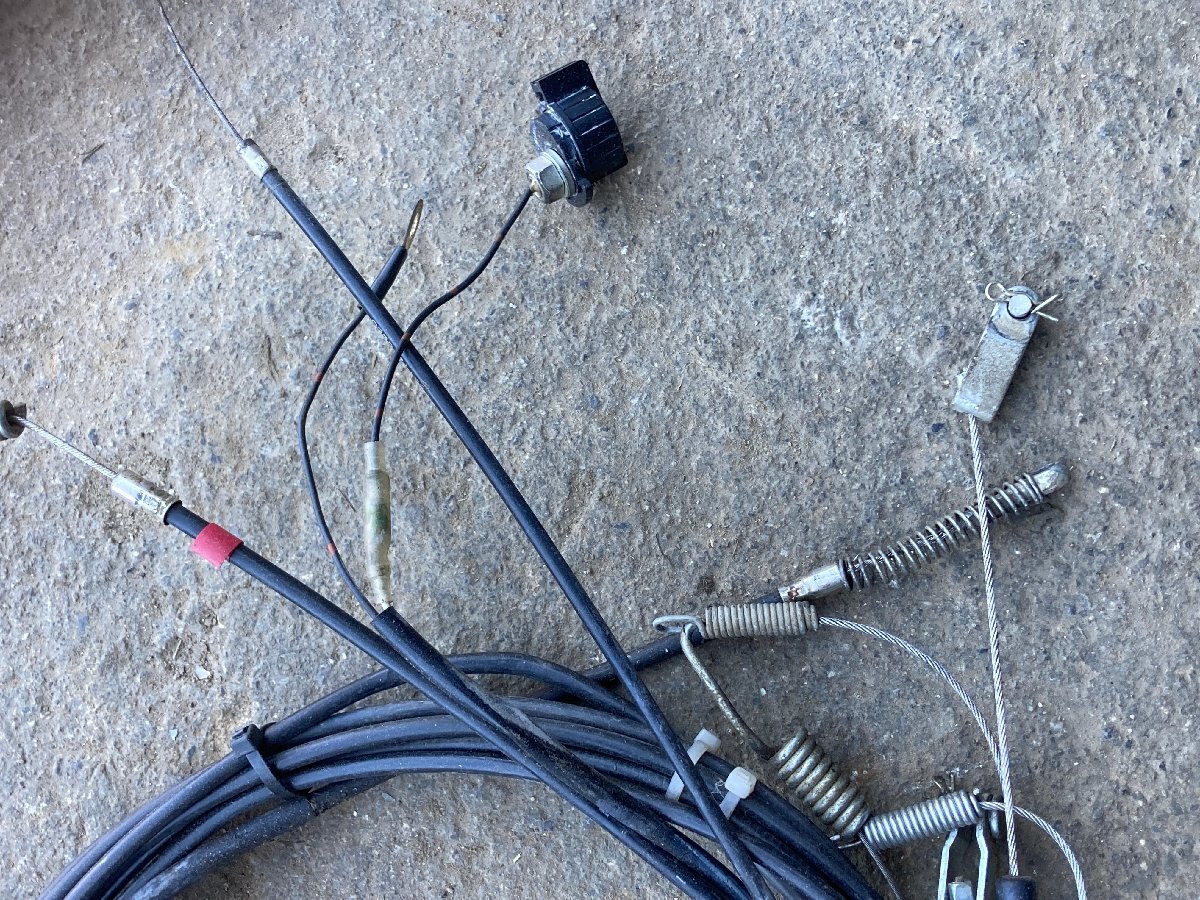 【滋賀発】 草刈機　オーレック　スパイダーモア SP850A クラッチ　ワイヤー_画像4