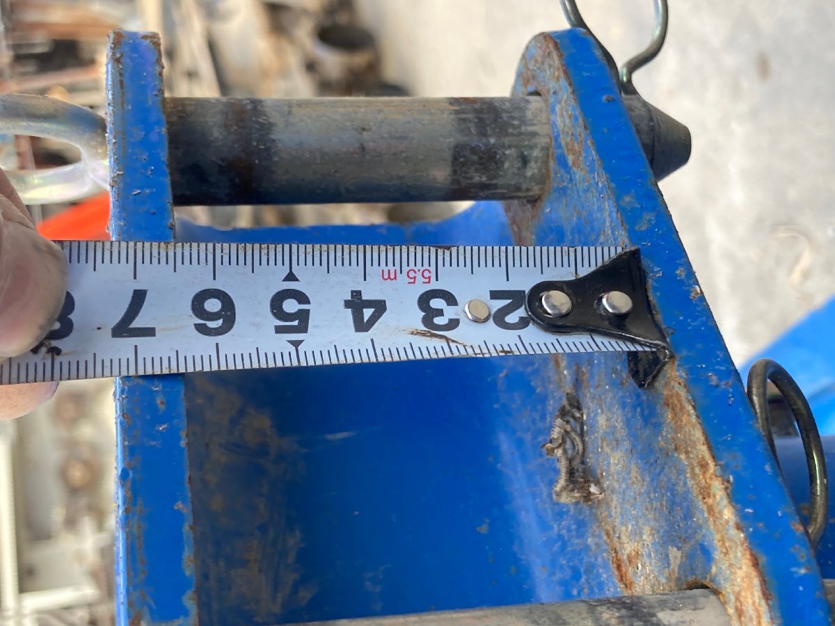 【滋賀発】 トラクター　ヰセキカラー　培土機　畝立て　培土器　金具付き　アタッチメント　_画像6