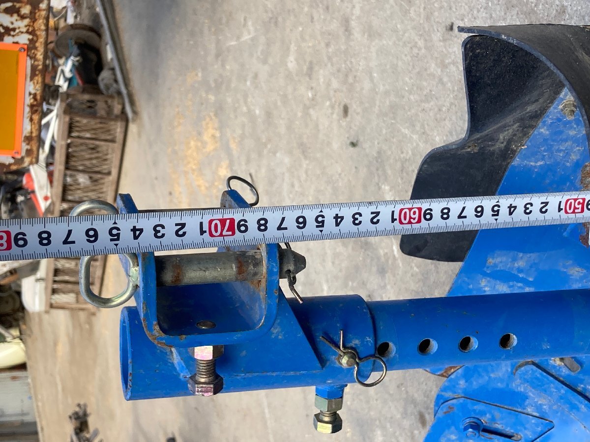 【滋賀発】 トラクター　ヰセキカラー　培土機　畝立て　培土器　金具付き　アタッチメント　_画像5