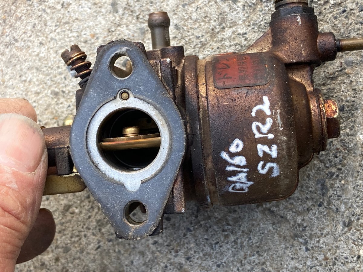 【滋賀発】 田植機 ヤンマー Pe-40R エンジン GA160SZR2 キャブレター 動作未確認 ジャンク 部品取り_画像4
