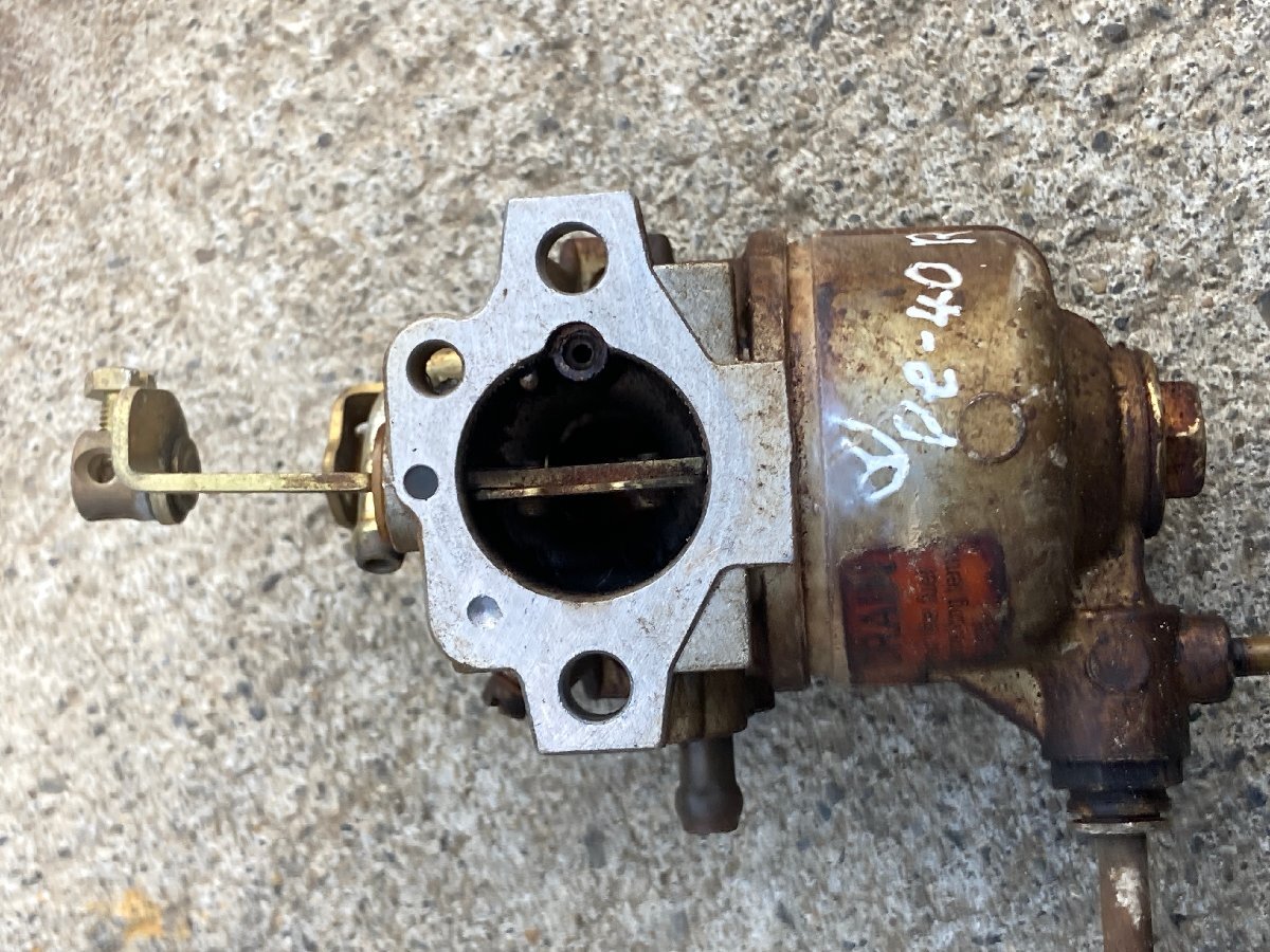 【滋賀発】 田植機 ヤンマー Pe-40R エンジン GA160SZR2 キャブレター 動作未確認 ジャンク 部品取り_画像2