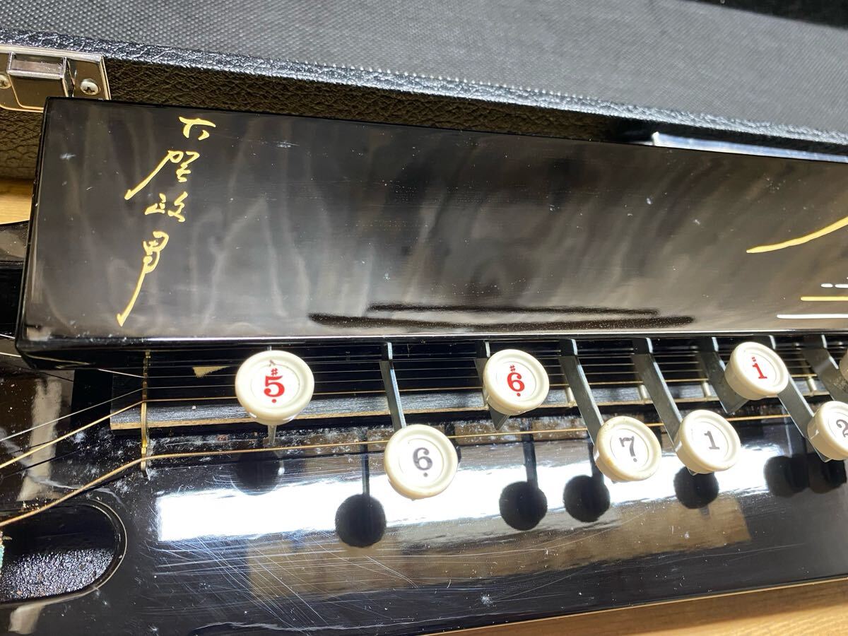  Taisho koto гора Фудзи . Sakura. оборудование орнамент 13 струна Koga . мужчина 