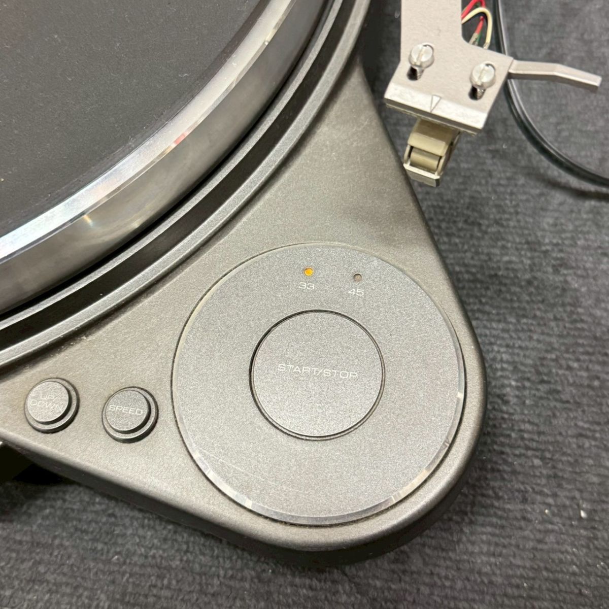 K909-C4-4262 KENWOOD ケンウッド KP-07 ダイレクトドライブ ターンテーブル レコードプレーヤー オーディオ機器 通電・回転OK OA_画像5