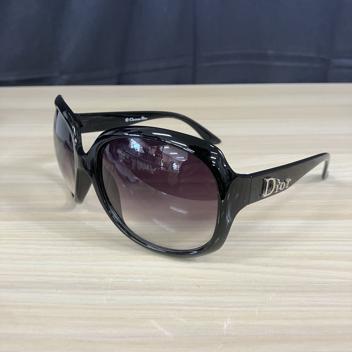 □【売り切り】Christian Dior クリスチャンディオール GLOSSY1 311115-75 62□20 130 Optyl サングラス ブラック ブランド小物 アイウェア_画像10