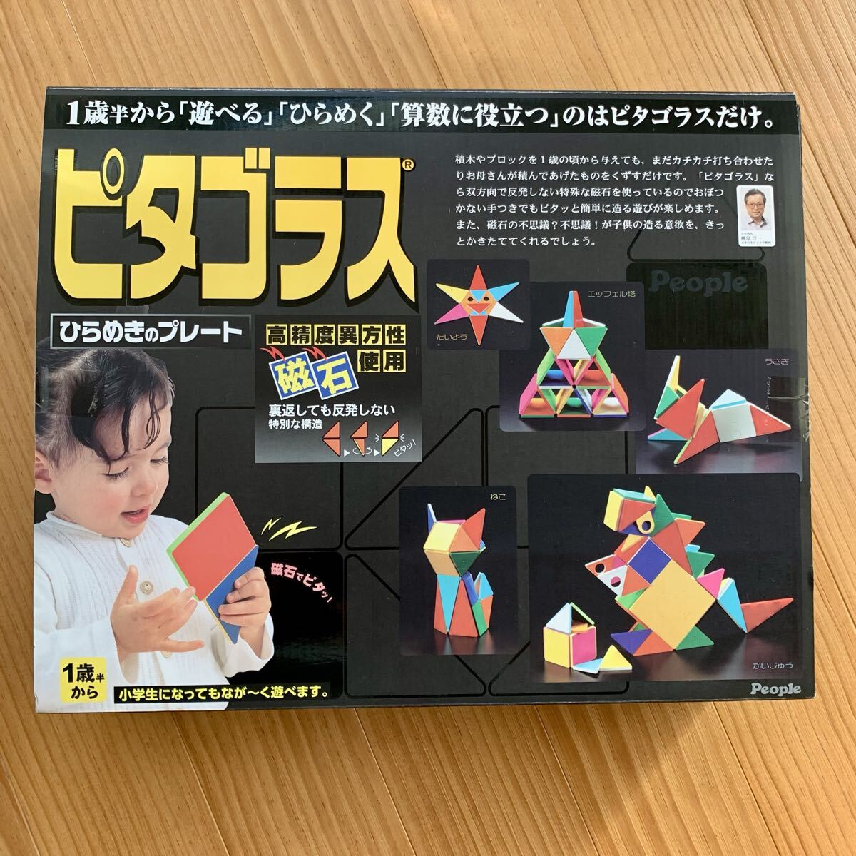 【ピタゴラス】ピープル 知育玩具 ひらめきのプレート_画像1