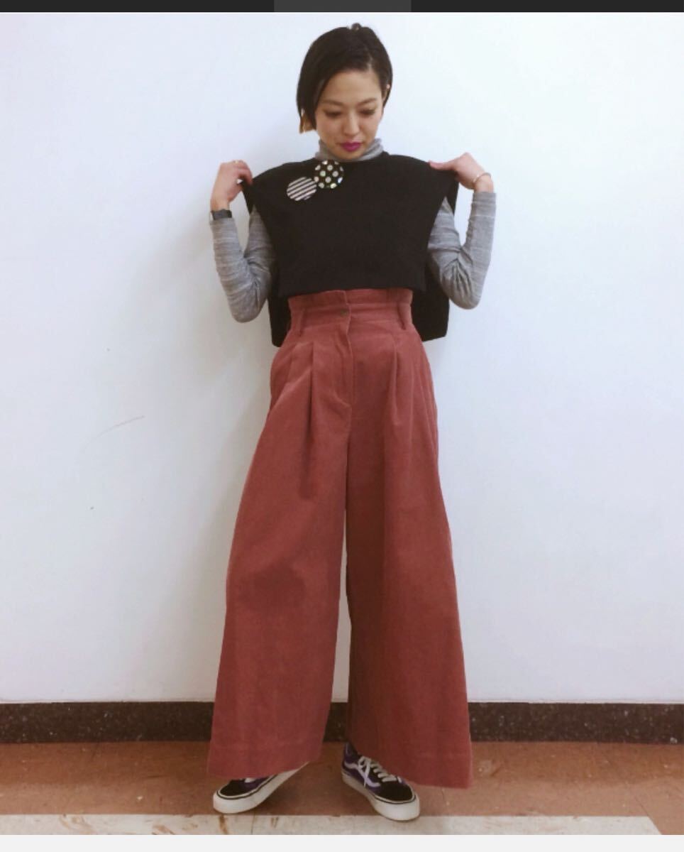 Ray BEAMS レイビームス レディース コーデュロイ パンツ 秋冬春_画像2