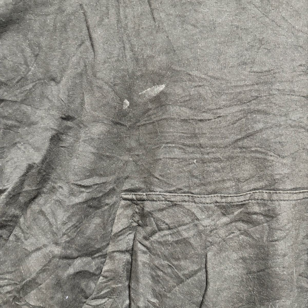 VINTAGE ヴィンテージ プルオーバーパーカー フーディー スウェット バスケ ロゴ刺繍 サイズXL ブラック コットン メンズ トップス（41）_画像10