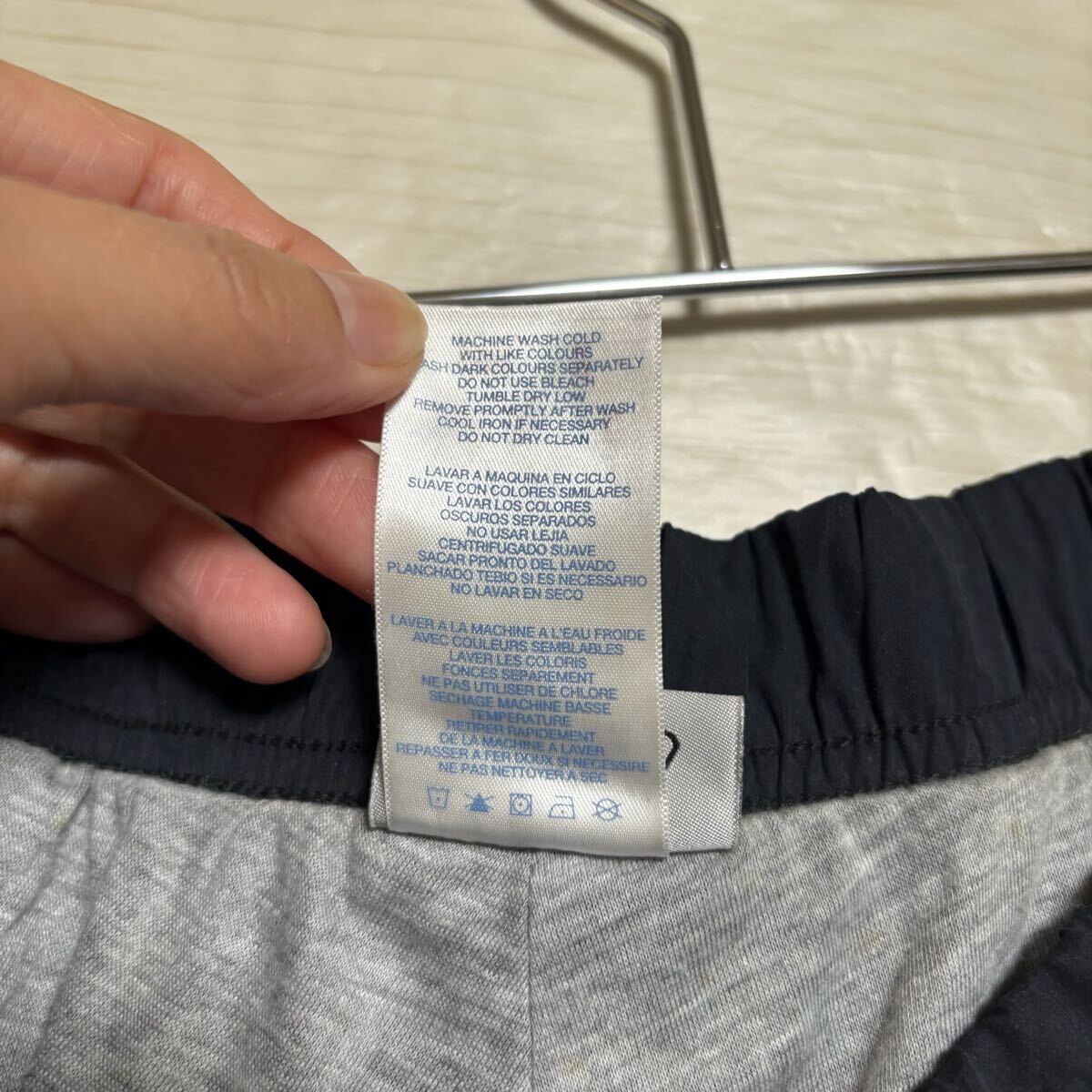 Reebok リーボック ナイロンパンツ シャカパン イージーパンツ ウエストゴム サイズXL ブラック 黒 ポリエステル メンズ ボトムス（42）_画像10