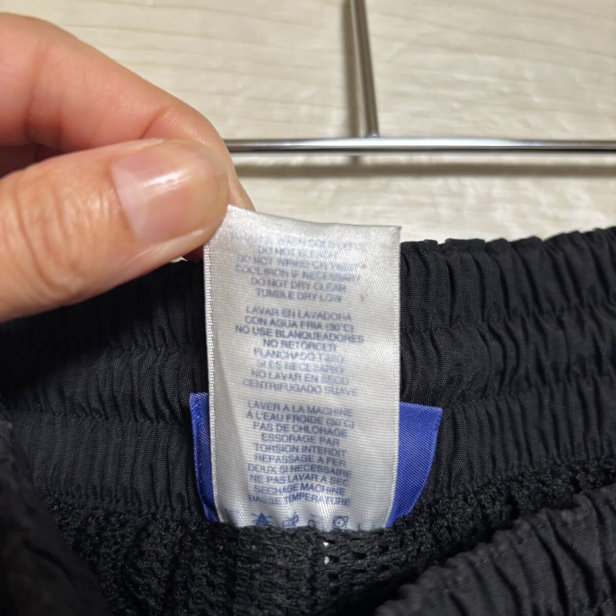 Reebok リーボック ナイロンパンツ シャカパン イージーパンツ ウエストゴム サイズXL ブラック 黒 ポリエステル メンズ ボトムス(43)_画像8