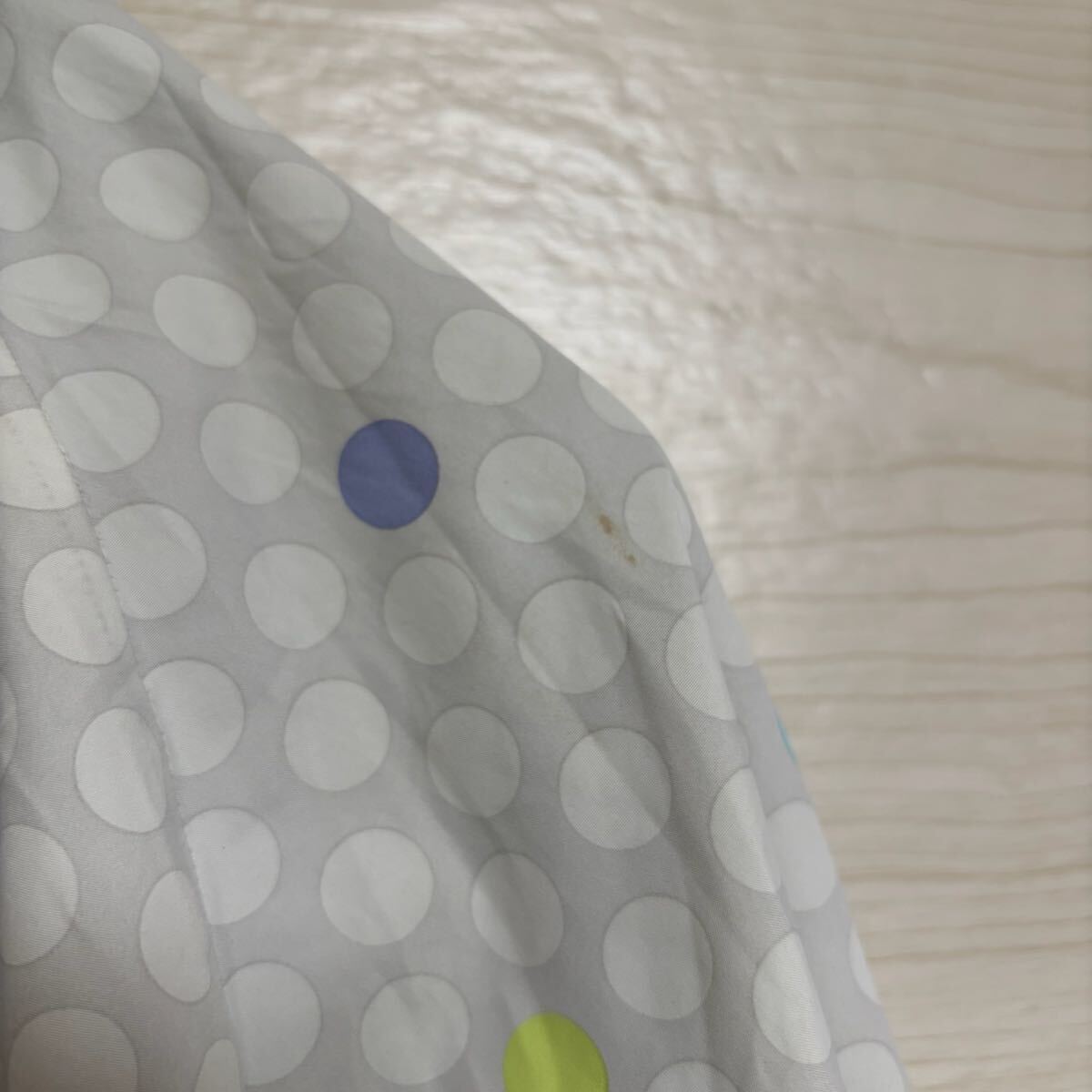 NIKE ナイキ ナイロンパーカー フーディー 総柄 スポーツウェア ラッシュガード サイズS ホワイト 白 レディース トップス(44)_画像9