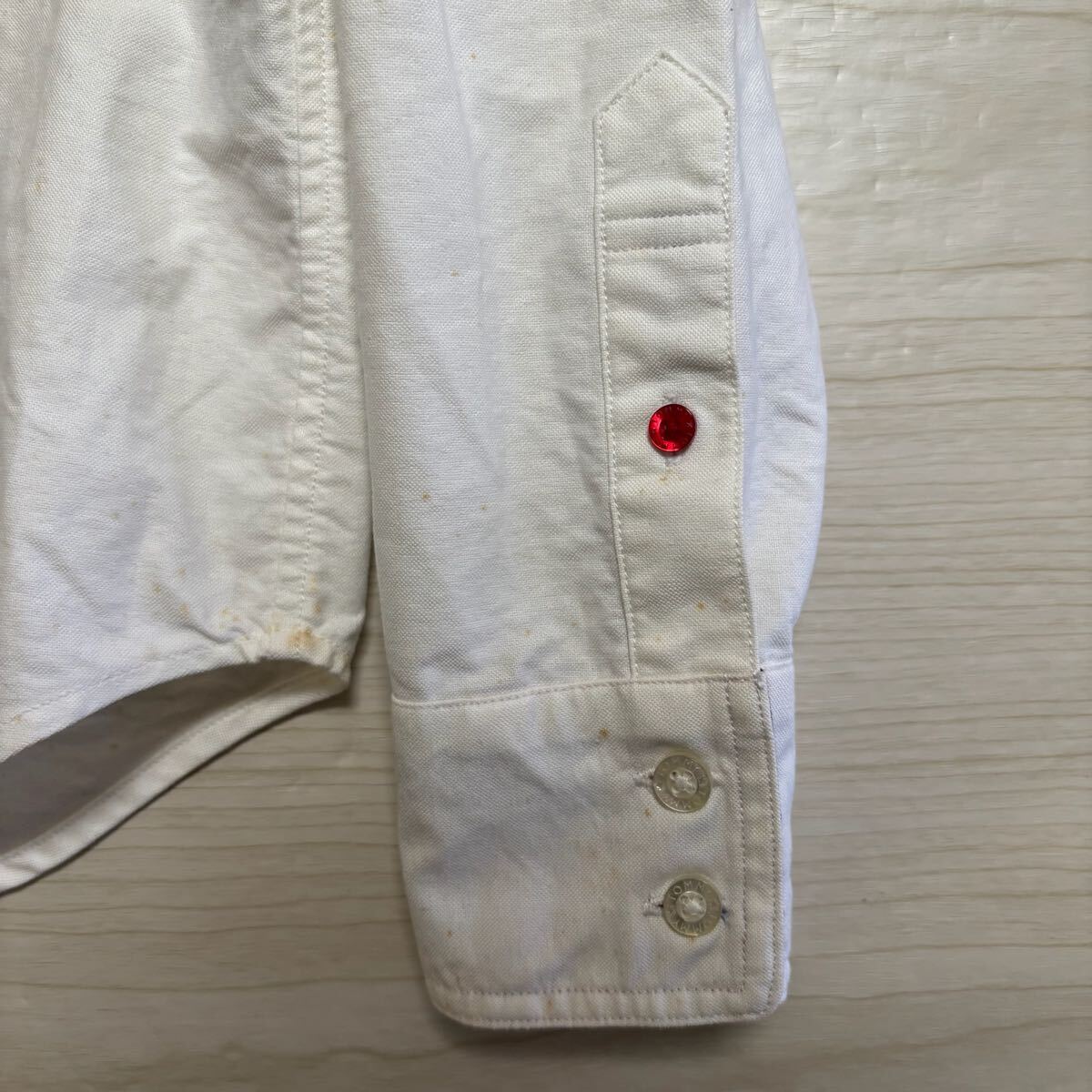 TOMMYHILFIGER トミーフィルフィガー 長袖シャツ レギュラーカラー ワンポイント ロゴ刺繍 サイズM相当 レディース トップス（44）_画像5