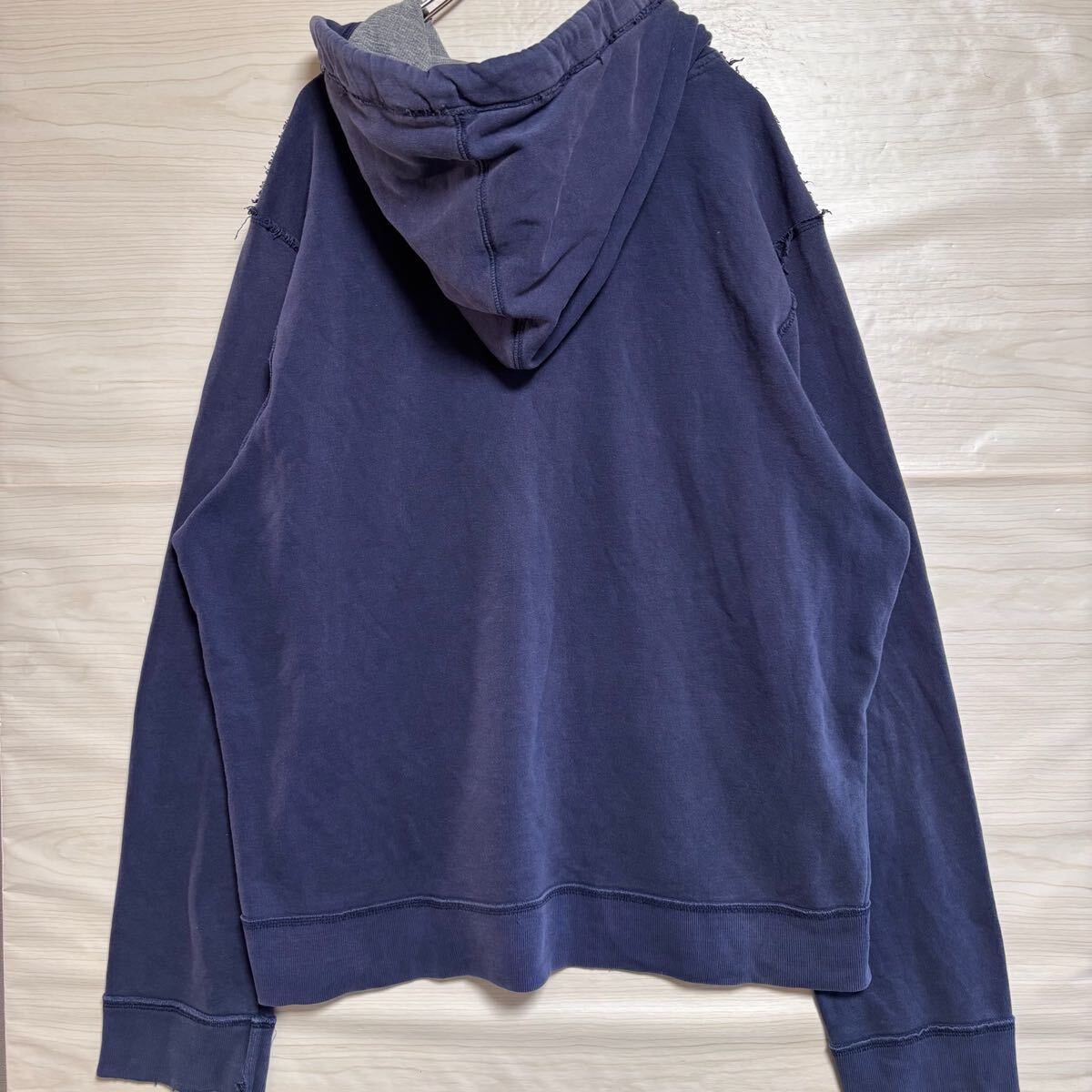 AEROPOSTALE エアロポステール プルオーバーパーカー フーディー スウェット サイズXL ネイビー 紺色 コットン メンズ トップス（44）_画像2