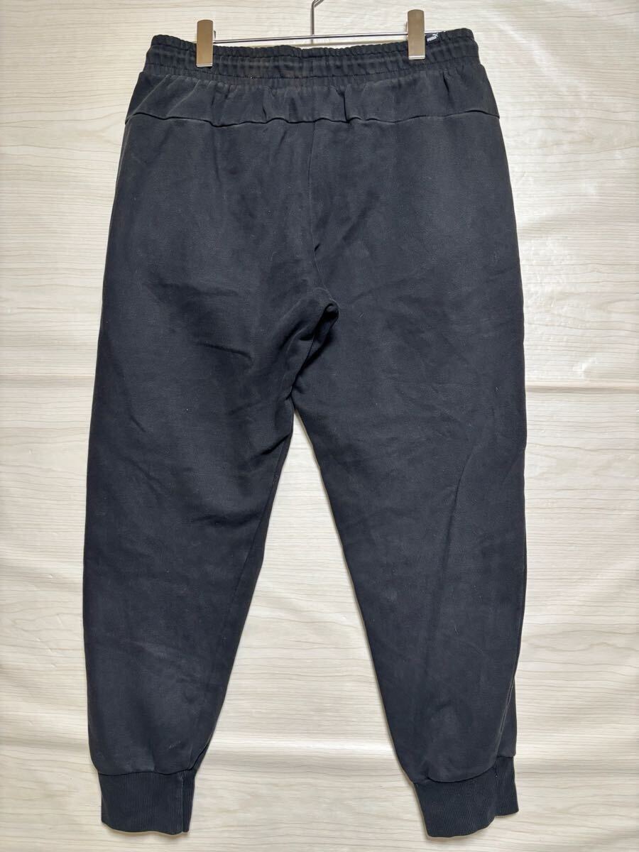PUMA プーマ スウェットパンツ イージーパンツ ウエストゴム ジョガーパンツ サイズL ブラック 黒 コットン メンズ ボトムス（41）_画像3