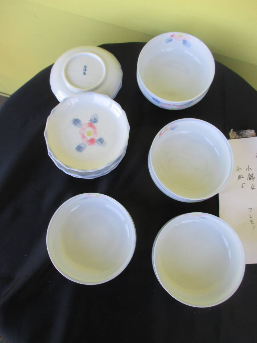 * Arita . запад . произведение маленькая миска 4( наружный диаметр 11.2.) маленькая тарелка 5 листов ( наружный диаметр 11.4.) посуда японская посуда прекрасный товар редкий товар