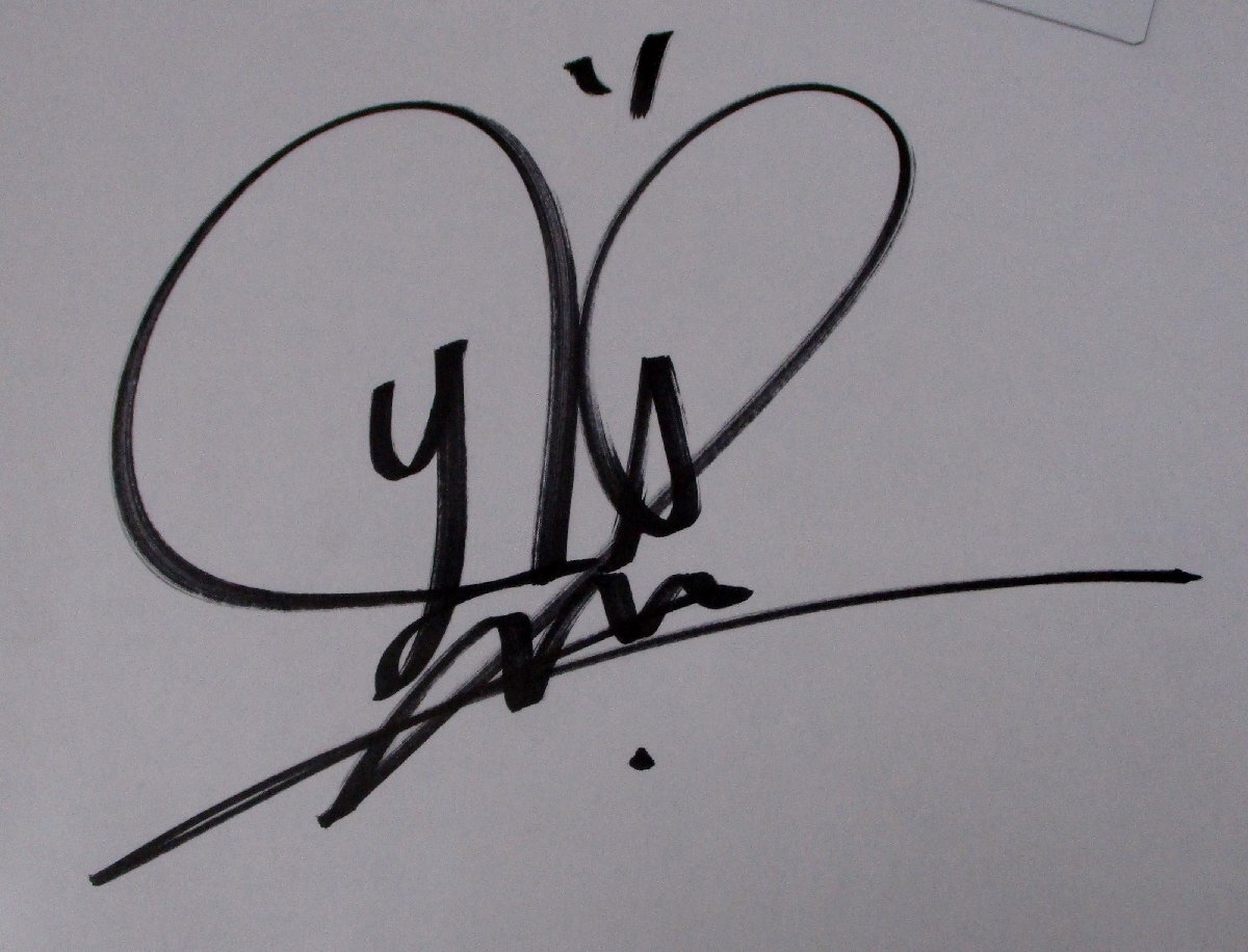 【あらた唯～High Reso Girl～】生キス+直筆サイン＋チェキ付き色紙2 トレーディングカード 発売イベント特典 WooHoo Girls Series 第3弾_画像3