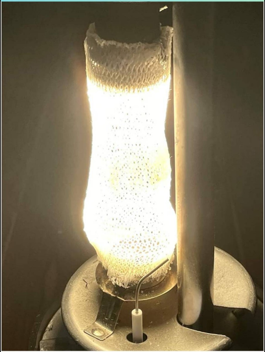 チューブ型 マントル 4個　クリップ式　コールマン　ノーススター95型 同等品　郵便発送　追跡不可_画像2