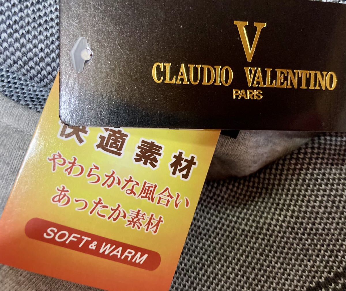 CLAUDIO VALENTINO 裏起毛 長袖ポロシャツ トレーナー スウェット メンズM_画像8