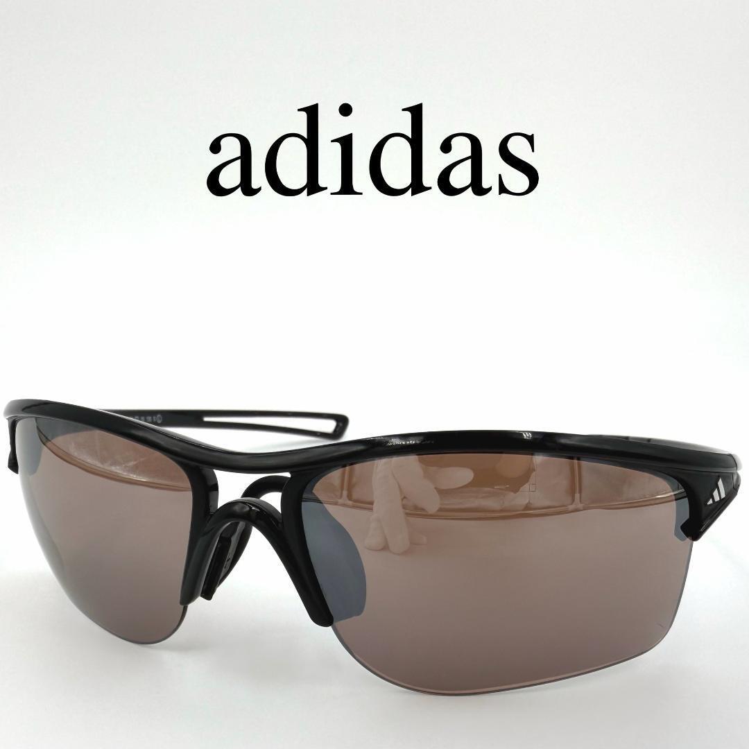 adidas アディダス サングラス 度なし a404 サイドロゴ_画像1