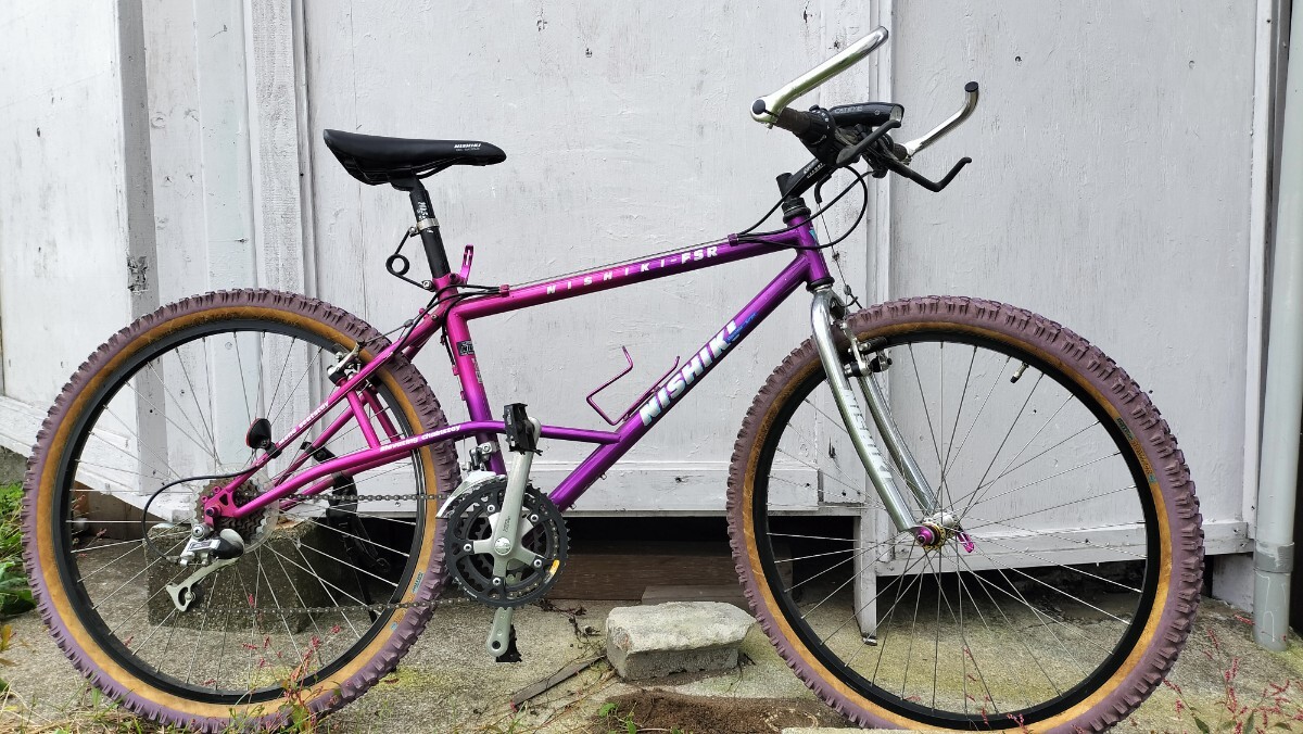 ヴィンテージ　ニシキ　NISHIKI　FSR ELEVATING CHAINSTAY F3段×R7段変速 26インチ ニシキ　自転車　クロスバイク_画像2