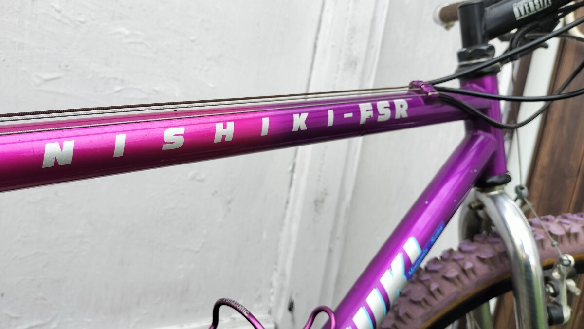 ヴィンテージ　ニシキ　NISHIKI　FSR ELEVATING CHAINSTAY F3段×R7段変速 26インチ ニシキ　自転車　クロスバイク_画像4