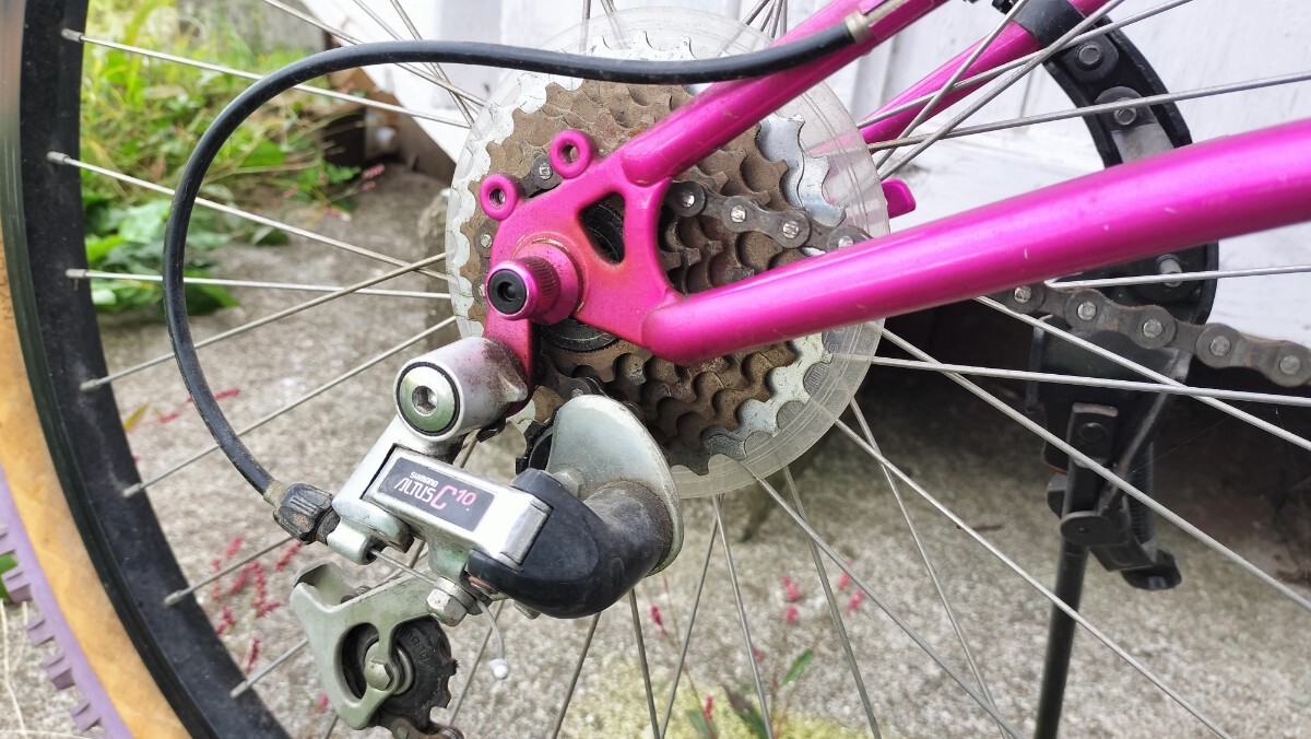 ヴィンテージ　ニシキ　NISHIKI　FSR ELEVATING CHAINSTAY F3段×R7段変速 26インチ ニシキ　自転車　クロスバイク_画像6