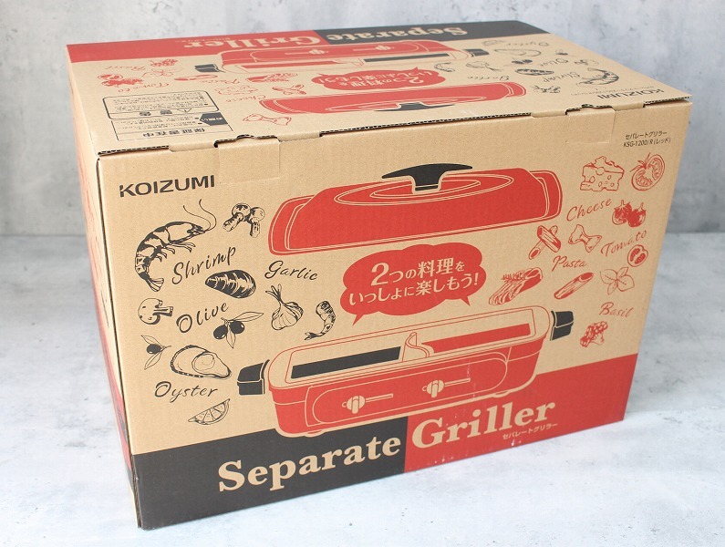 新品 コイズミ セパレートグリラー KSG-1200/R_画像1