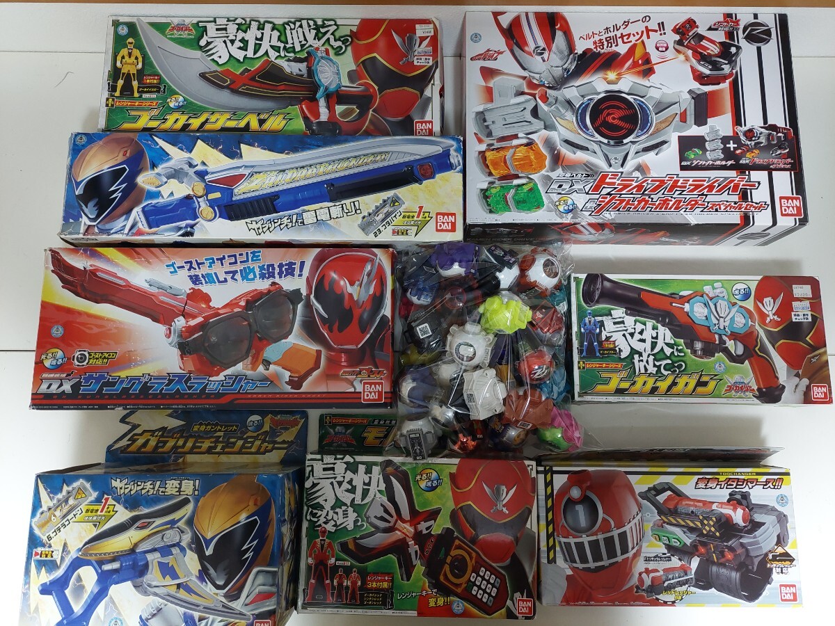 【ジャンク】仮面ライダー 戦隊シリーズ 変身ベルトなど おもちゃまとめてセット_画像1