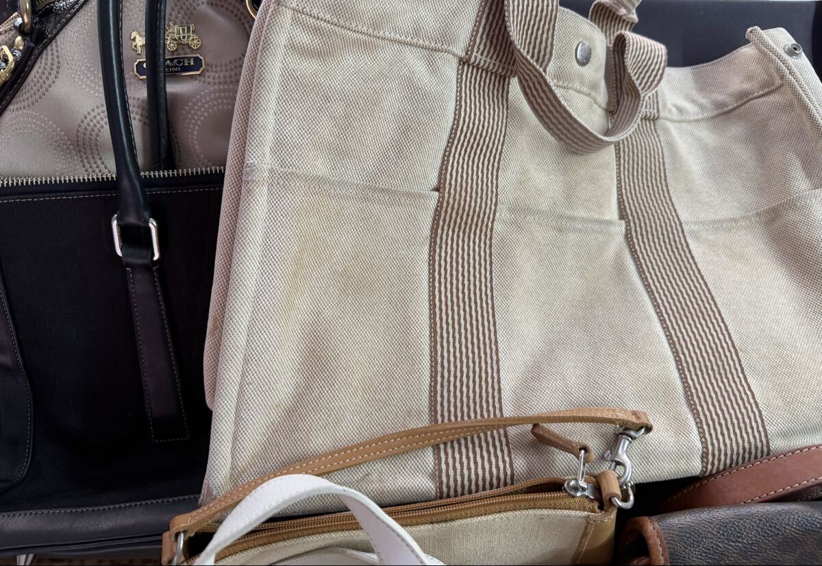 1円~◎HERMES DIOR セリーヌ FENDI カルティエ COACH バレンティノまとめバッグ財布 11点セット ブランドバッグ ショルダーバッグ 財布_画像5