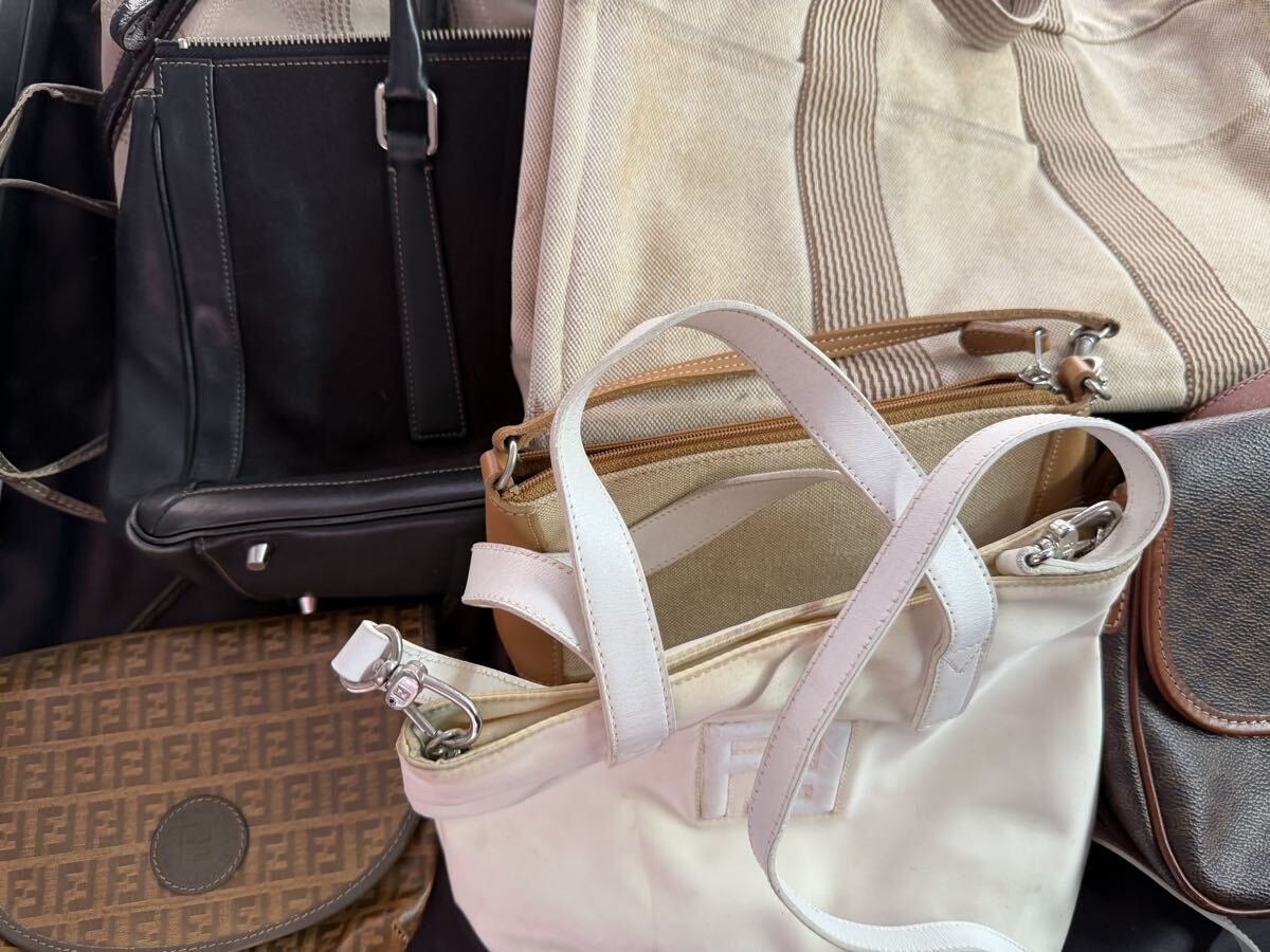 1円~◎HERMES DIOR セリーヌ FENDI カルティエ COACH バレンティノまとめバッグ財布 11点セット ブランドバッグ ショルダーバッグ 財布_画像4