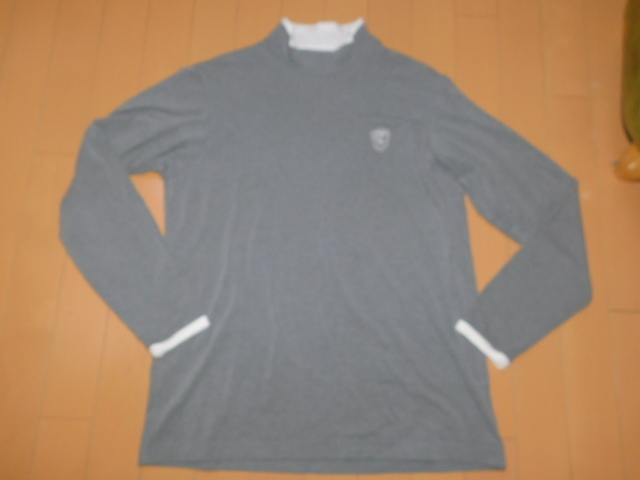 adabat★アダバット美品モックネックストレッチシャツ★サイズ48_画像1