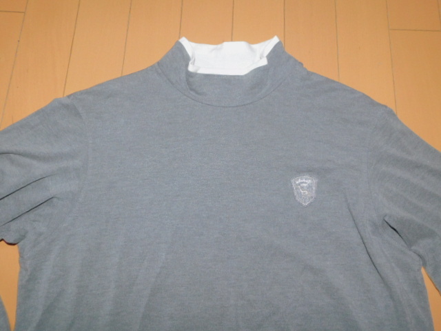 adabat★アダバット美品モックネックストレッチシャツ★サイズ48_画像2