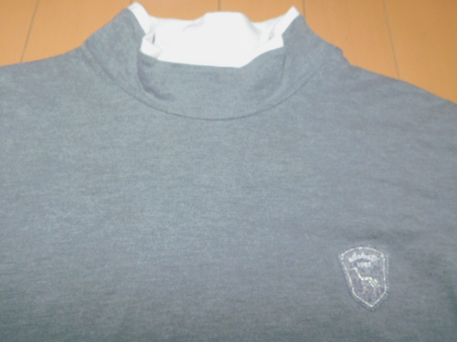 adabat★アダバット美品モックネックストレッチシャツ★サイズ48_画像7