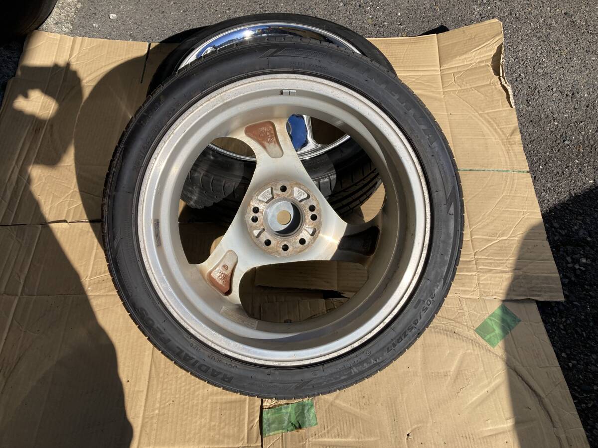 【中古】JMB SKYSCRAPER　17インチ 7J ＋48　114.3 4H/5H　2本のみ_画像3