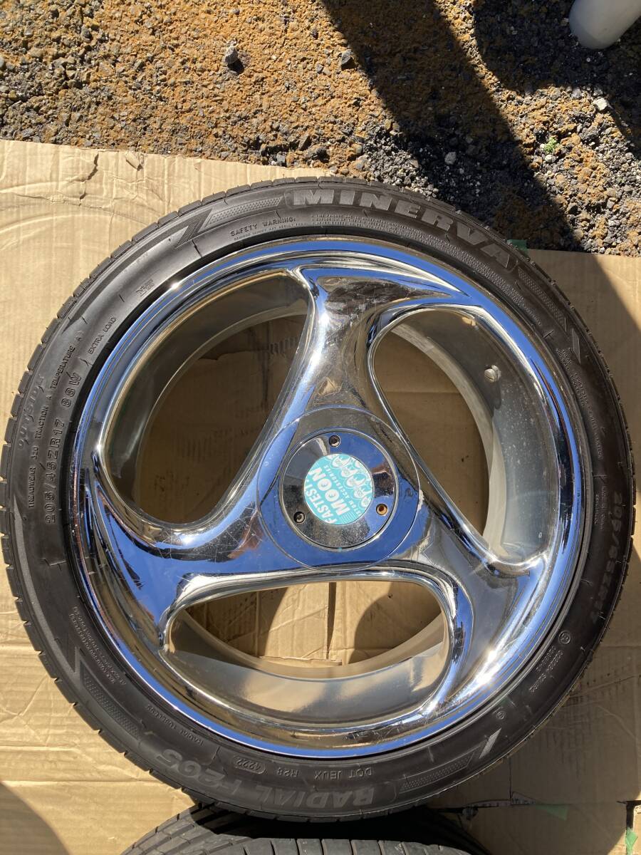 【中古】JMB SKYSCRAPER　17インチ 7J ＋48　114.3 4H/5H　2本のみ_画像2