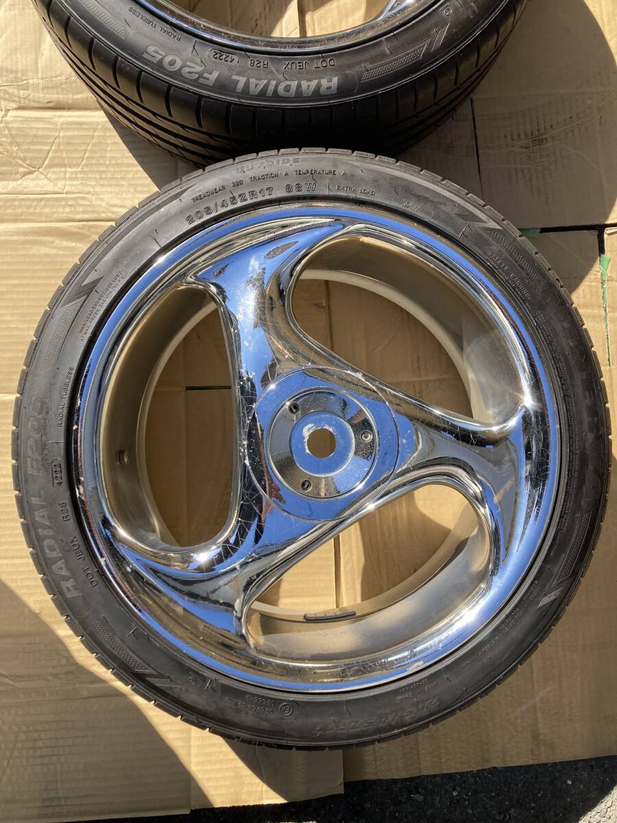 【中古】JMB SKYSCRAPER　17インチ 7J ＋48　114.3 4H/5H　2本のみ_画像4