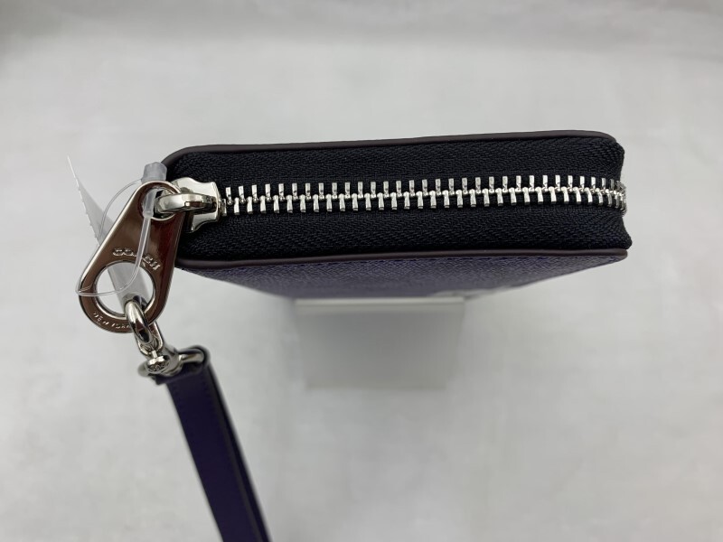 COACH 財布 コーチ 長財布 パープル レディース 贈り物 ギフト シグネチャー ロング ジップ 新品未使用 ブランド ファッション C4452 A158_画像6