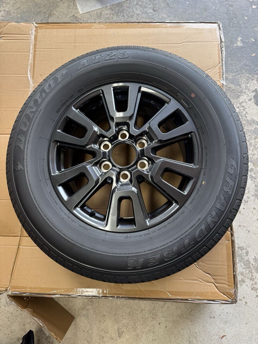 トヨタ　ランドクルーザー 250 新車外し　18インチ　4本 DUNLOP ※着払い※商品説明必読_画像1