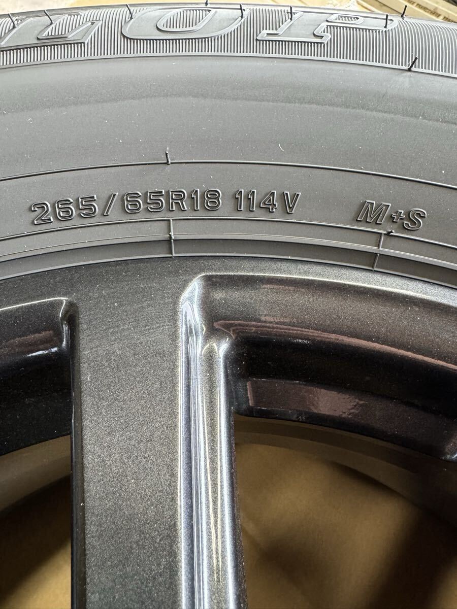 トヨタ　ランドクルーザー 250 新車外し　18インチ　4本 DUNLOP ※着払い※商品説明必読_画像2