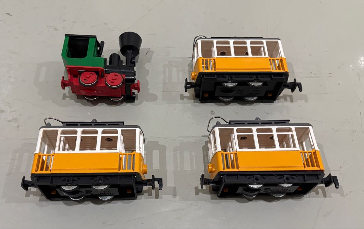 メーカー 縮尺 不明 海外 SL 蒸気 機関車 路面 電車 トラム 4両 外国 車両 蒸機 リスボン ウェイ ウエイ_画像2