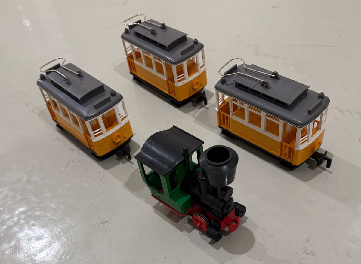 メーカー 縮尺 不明 海外 SL 蒸気 機関車 路面 電車 トラム 4両 外国 車両 蒸機 リスボン ウェイ ウエイ_画像6