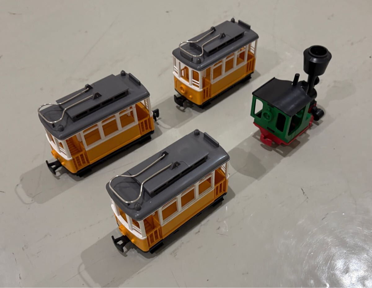 メーカー 縮尺 不明 海外 SL 蒸気 機関車 路面 電車 トラム 4両 外国 車両 蒸機 リスボン ウェイ ウエイ_画像5